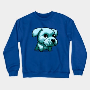 Blue Poodle Crewneck Sweatshirt